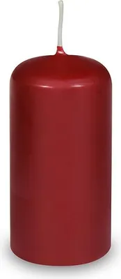Obrázek produktu pro Svíčka válcová bordó 40 x 80 mm - 4 ks