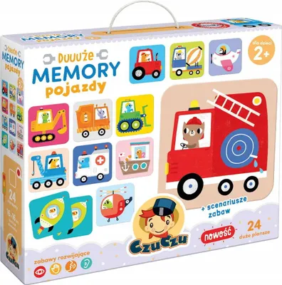 Zdjęcie produktu dla CzuCzu Duuuże memory Pojazdy