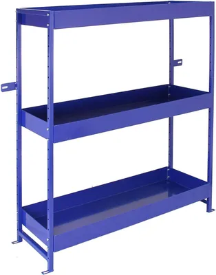 Immagine prodotto di Auto Transporter Trasformazione del veicolo Carrello da officina Scaffale porta attrezzi Blu 116,5 cm