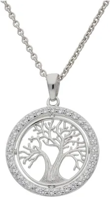 Produktbild von JuwelmaLux Anhänger Lebensbaum 925 Sterling Silber mit Zirkonia JL10-02-2938