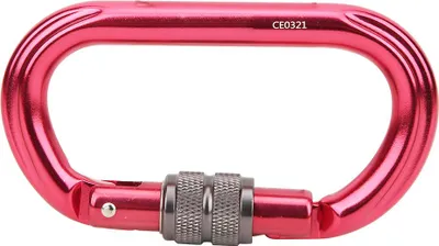 Produktbild von 25KN Aluminium, roter Outdoor-Kletter-Sicherheitskarabiner, Verbindung, O-Typ-Verschluss