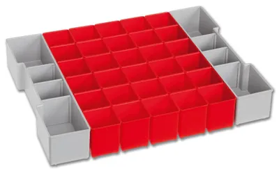 Produktbild von L-BOXX 6000010090, Einsatz-Set, Grau, Rot, Kunststoff, L-BOXX 102