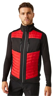 Produktbild von Regatta - "E-Volve Hybrid" Weste für Herren FK2561 (M) (Rot/Schwarz)