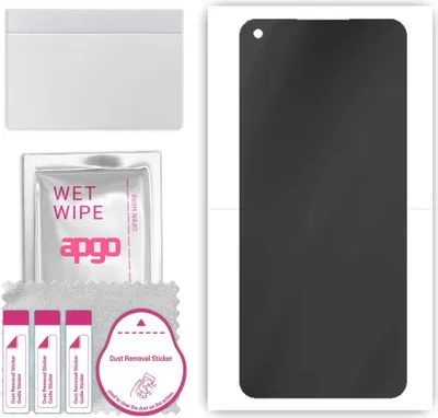 Produktbild von apgo Hydrogel Blickschutzfolie, Matt, kompatibel mit Xiaomi Mi 11 Ultra, Privacy Displayschutzfolie, Schutzfolie mit Positionierhilfe, Anti-Spy, kratzfest, einfache Montage