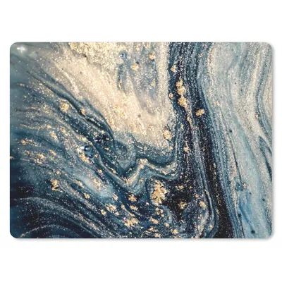 Produktbild von MuchoWow® Mauspad Mousepad Marmor - Farbe - Glitter - Gold 23x19 cm - Mousepads - Maus Mat - Pad - Mausunterlage - Schreibtischunterlage - Mauspad