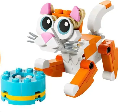 Obrázek produktu pro LEGO Creator Oranžová kočka, Sada na stavění, 6 rok/roky, Plast, 79 kusů, 46 g