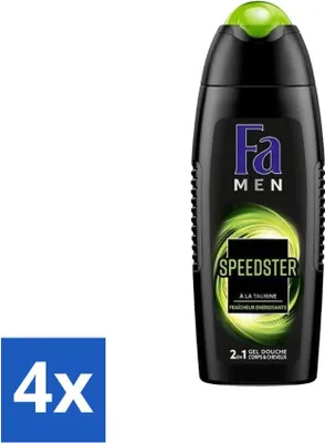 Produktbild von Fa Men - Duschgel - Speedster - Erfrischend & Energetisch - Langanhaltend - 250 ml - Vorteilspack - 4 Stücke