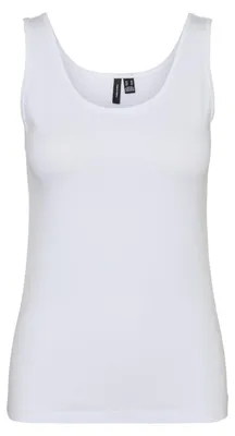 Productafbeelding van Vero Moda 10326294_5_62, T-shirt, Dames, Wit, Maat L, 1 stuk, Wassen met vergelijkbare kleuren