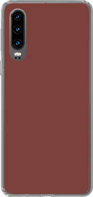 Produktbild von MuchoWow® Handyhülle Schutzhülle Hülle für Telefoonhoesje Huawei P30 Palette - Rot - Innenbereich Silikon Softcase Handy Hülle - Kartenbesitzer