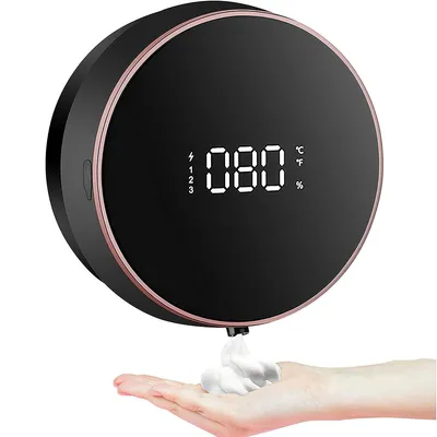 Produktbild von Wandhänge Seifenspender, Infrarot Sensor, 300ML Schaumseife, USB-Ladung, Schnellladung, IPX5