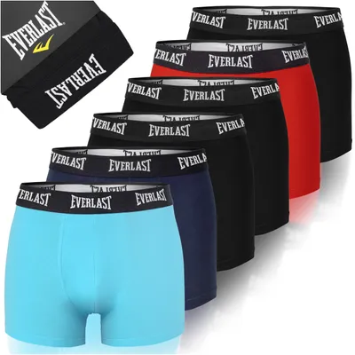 Zdjęcie produktu dla Everlast Bokserki Męskie Bawełniane Bm403 6 Sztuk Rozmiar L