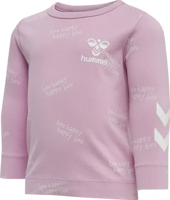 Produktbild von hummel hmlCALEN langarm Baby-Shirt mauve mist 80
