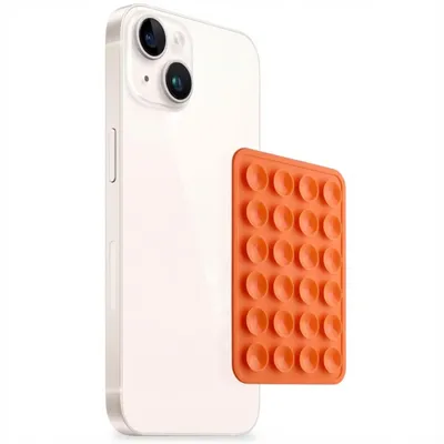 Produktbild von Silikon Saugnapf Handyhalterung – Selbstklebende Handyhalterung – Kompatibel mit iPhone, Samsung, Xiaomi & mehr