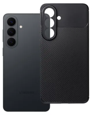 Produktbild von Case passend für Samsung S26 PLUS Carbon Premium black