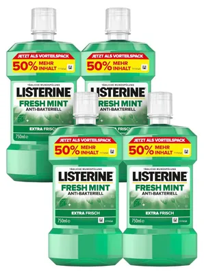 Produktbild von LISTERINE Fresh Mint, 4 x 750 ml