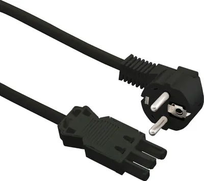 Obrázok produktu pre Zásuvka napájacieho kábla + zástrčka Schuko - Stavebný napájací kábel 3 póly GST18I3K...