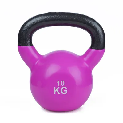 Produktbild von Sport-Thieme Kettlebell "Vinyl", 10 kg, Lila