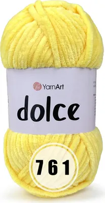 Obrázek produktu pro YarnArt Dolce, 761 žlutá