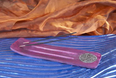 Produktbild von Berk Räucherstäbchenhalter, Purple Pentagram superbreit aus Holz