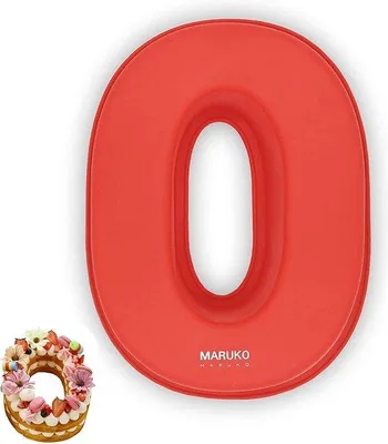 Produktbild von Silikon Backform groß 3D Zahlen für Geburtstag