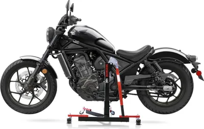 Zdjęcie produktu dla Stojak centralny CS Power Evo do Honda Rebel 1100 21-25 czerwony
