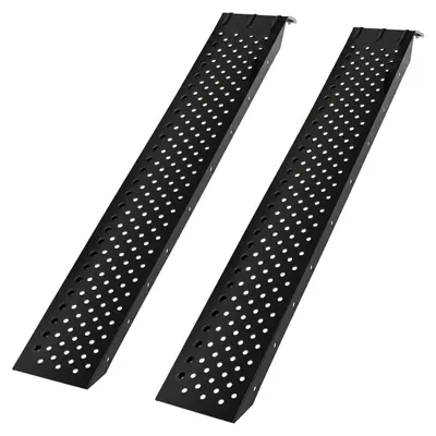 Produktbild von TRUTZHOLM Auffahrrampen 160 cm 400 kg Stahl schwarz gebördelt Verladerampe Quads Rasenmäher