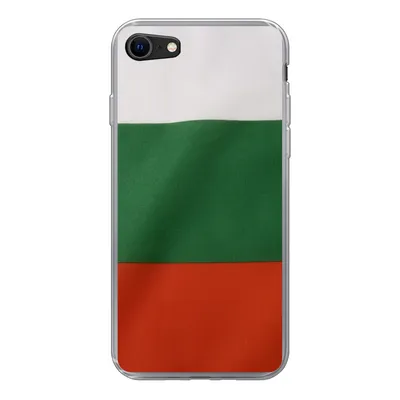 Produktbild von MuchoWow® Handyhülle Schutzhülle Hülle für iPhone 7 Nahaufnahme der Flagge von Bulgarien Silikon Softcase Handy Hülle - Kartenhalter