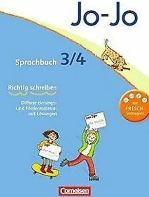 Obrázek produktu pro Jo-Jo Sprachbuch - Aktuelle allgemeine Ausgabe. 3./4. Schuljahr - Arbeitsblock