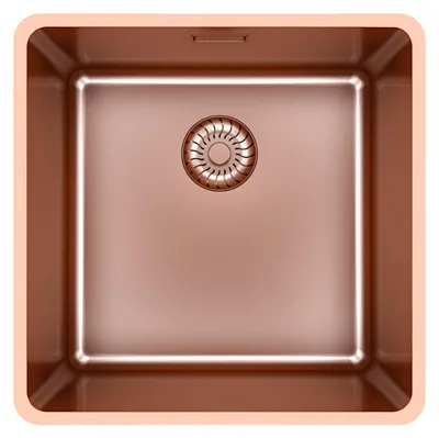 Produktbild von CARESSI CAPPMX40R20CO Spüle in COPPER ohne Hahnbank / ab 50 cm Schrankbreite / Einbauspüle / Edelstahlspüle