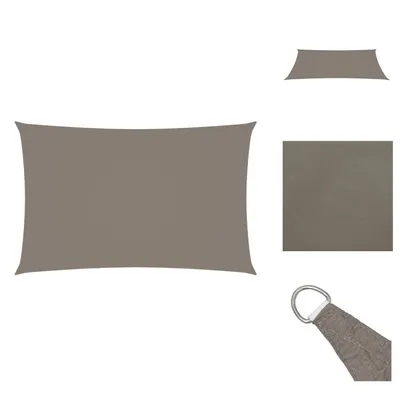 Obrázek produktu pro vidaXL Markýza Oxford Rectangular 2x5 m Taupe - Slunečníky a sluneční clony