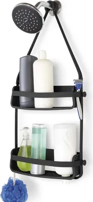 Image de Étagère de douche flexible - Étagère de douche - Noir