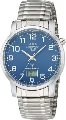 Master Time MTGA-10489-32M Herren-Funkuhr mit Zugband 1