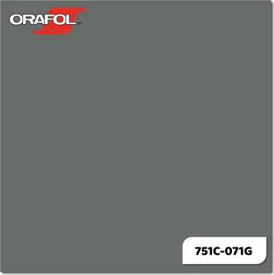 Produktbild von Plotterfolie ORACAL 751C-071G Grau glänzend 31,5 x 20 cm