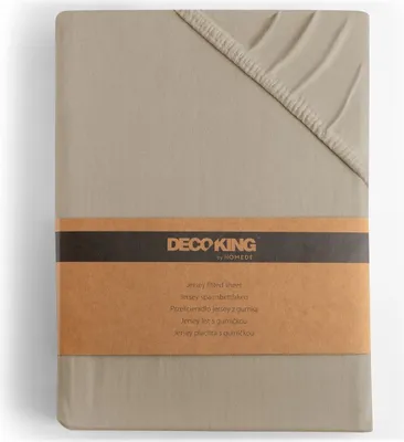 Produktbild von Spannbettlaken 100% Baumwolle Schlafzimmer Bettlacken Betttuch 80-90x200 Cappuccino