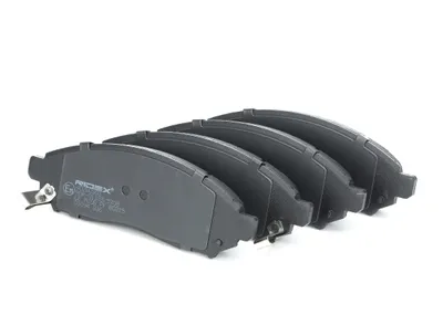 Produktbild von RIDEX 402B0303 Bremsbeläge Satz Vorne für NISSAN NP300 Navara Pickup (D40) Pathfinder III (R51) NP300 Navara Pritsche / Fahrgestell (D40)