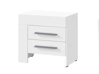 Produktbild von Nachttisch 50 cm Weiß YANG JCR21