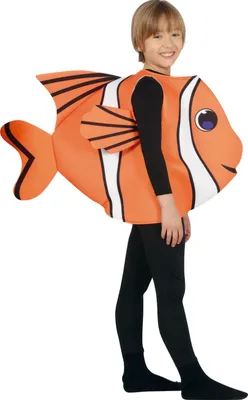 Produktbild von Fisch Kostüm für Kinder, Größe:128/134