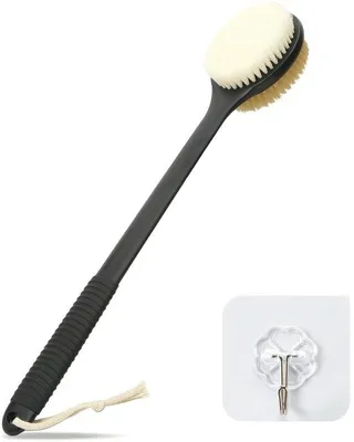 Image de Brosse à sol 42 cm - Poils naturels - Soin anticellulite