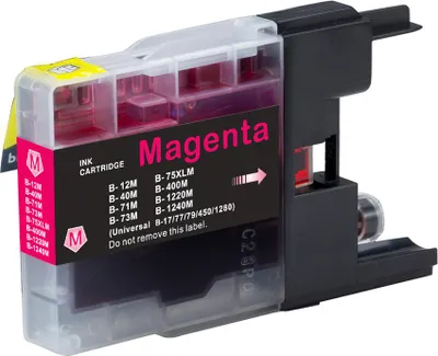 Immagine prodotto di TECHTEK Inchiostro sostituisce LC12, LC1220, LC1240M, LC40, LC400, LC71, LC73, LC75 compatibile con [Brother] DCP-J 525 N, DCP-J 525 W, DCP-J 540 N,