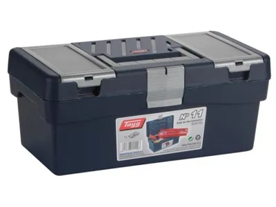 Obrázok produktu pre Tayg 11, Box na náradie, Plast, Polypropylene, Modrá, Červená, 120 kg, Pánt, 356 mm