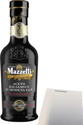 Produktbild von Mazzetti Balsamico Testa Rossa (250ml Flasche) + usy Block