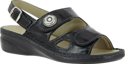 Produktbild von Sandaletten Damen Varomed Leder/Stretch Isabell Schwarz (Größe 36)