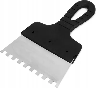 Produktbild von Spachtel mit Zahnleiste für Klebstoff 150 mm, Zahn 8x8 mm Polax
