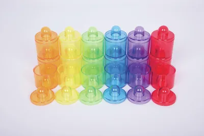 Immagine prodotto di TickiT SET DI VASI DI COLORI TRANSLUCIDI