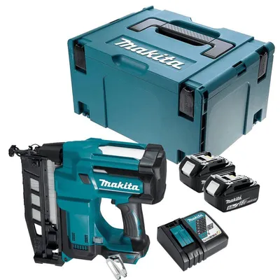 Image de Cloueur sans fil 18V LXT Li-Ion 16 Ga 25 - 64 mm (2x5,0 Ah) en MAKPAC - MAKITA DBN600RTJ