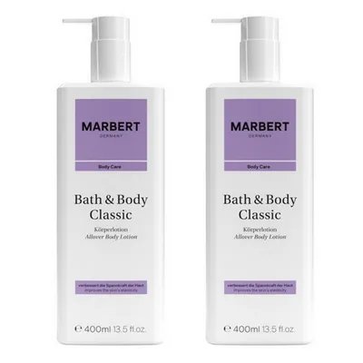 Produktbild von Marbert Bath Body Classic Körperlotion 2 x 400 ml