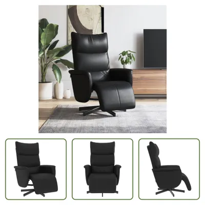 Imagen del producto de Sillón reclinable "The Living Store" con reposapiés, color , tapizado en cuero sintético