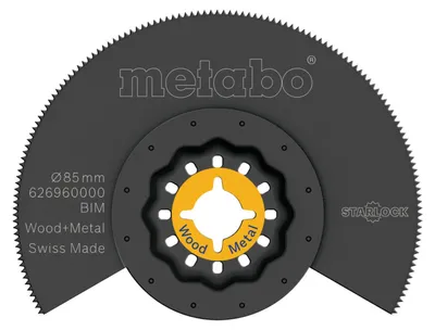 Produktbild von Metabo 626960000, Hartholz, Kunststoff, Profil, Weichholz, Holz, Holz mit Nägeln, 8,5 cm, Metabo, 1 Stück(e)