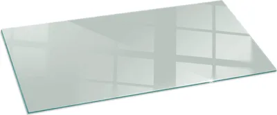 Zdjęcie produktu dla Płyta chroniąca przed iskrami - Szklana płyta podstawy do pieca opalanego drewnem - Podkład kominkowy wykonany ze szkła - 125x50 cm - Ognioodporna płyta podstawy pieca - Żaroodporna płyta ochronna do kominka - Przezroczysta szklana płyta ochronna podstawy - Kolor biały