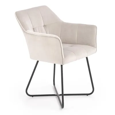 Produktbild von Halmar Essensstuhl K377 - beige / schwarz